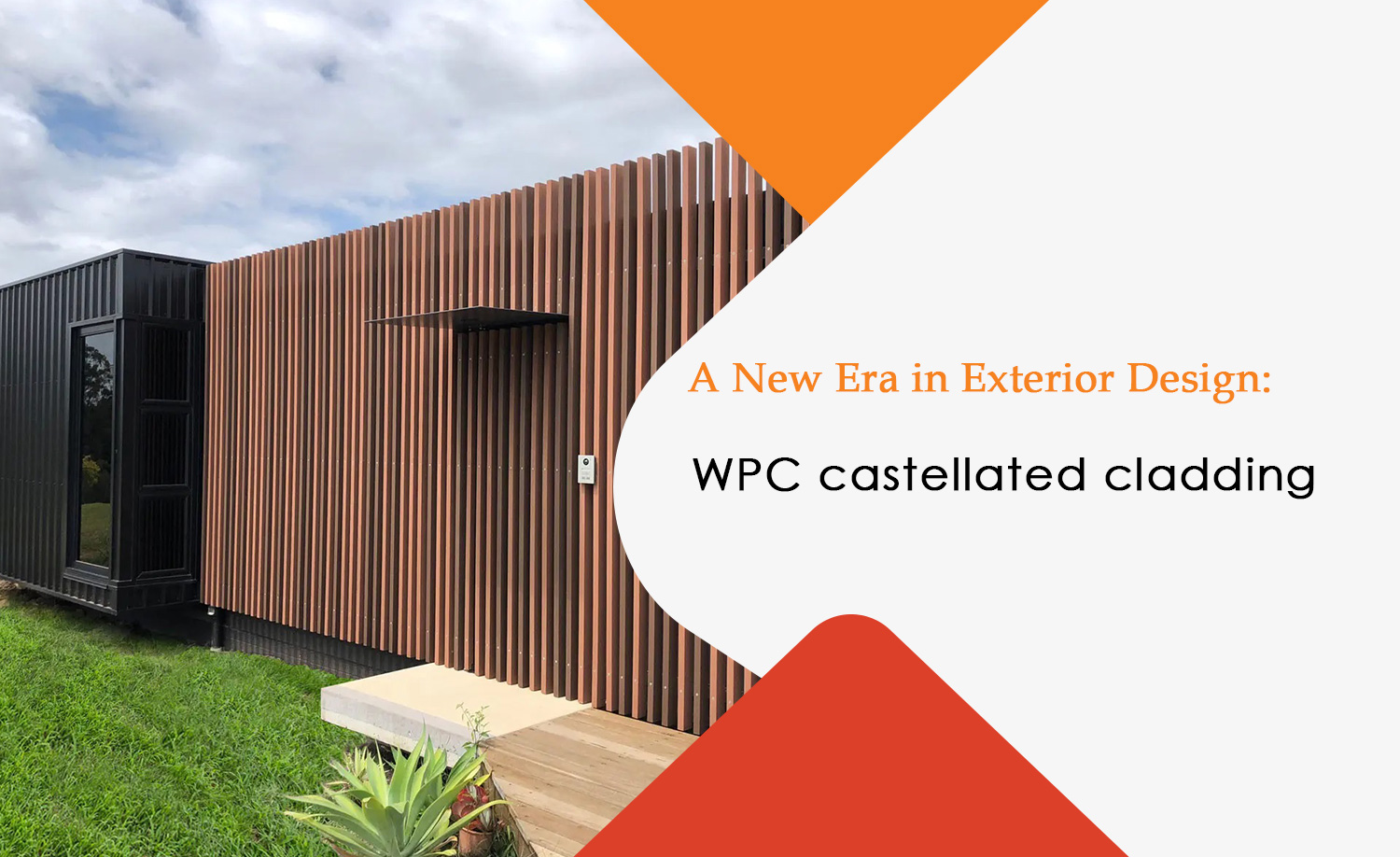 WPC Castellated Cladding