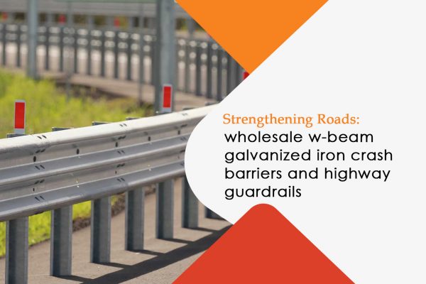 W-Beam Galvanized Iron Crash Barrier