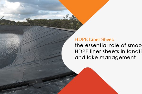 Smooth HDPE Liner Sheets in Landfill and Lake