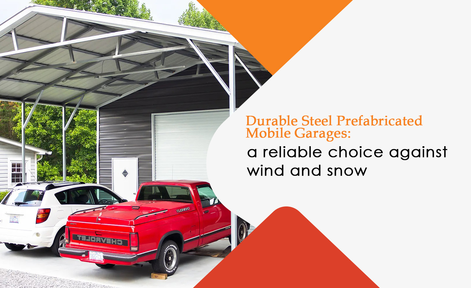 Steel Prefabricated Mobile Garage